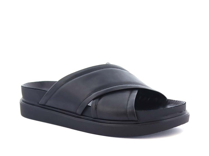 svart sandal