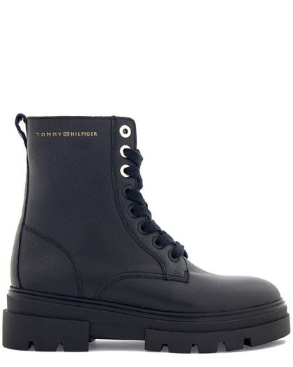 Tommy Hilfiger Svart Känga